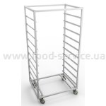 Стеллаж кондитерский Техна 525х690х1875 под GN 2/1 на 10 уровней (859)